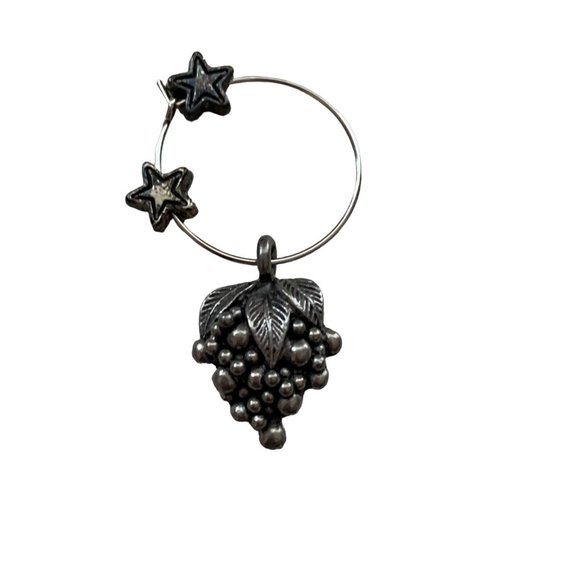 Wine Glass Drink Markers Set of 12-6 Silver tone 6 Gold tone Cocktail Charms - Picture 13 of 16